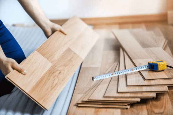 Installing hardwood flooring