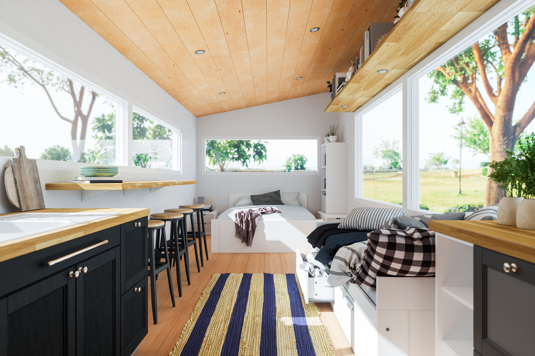 Tiny house interior